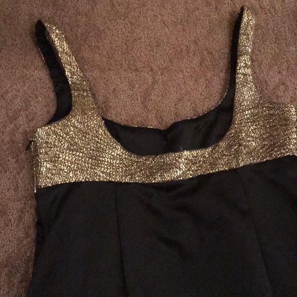 Millie of New York Black and Gold Cocktail Dress - Picture 3 of 4